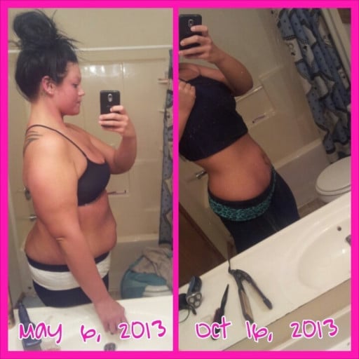 Progress Pics of 151 lbs Fat Loss 5 feet 9 Female 346 lbs to 195 lbs