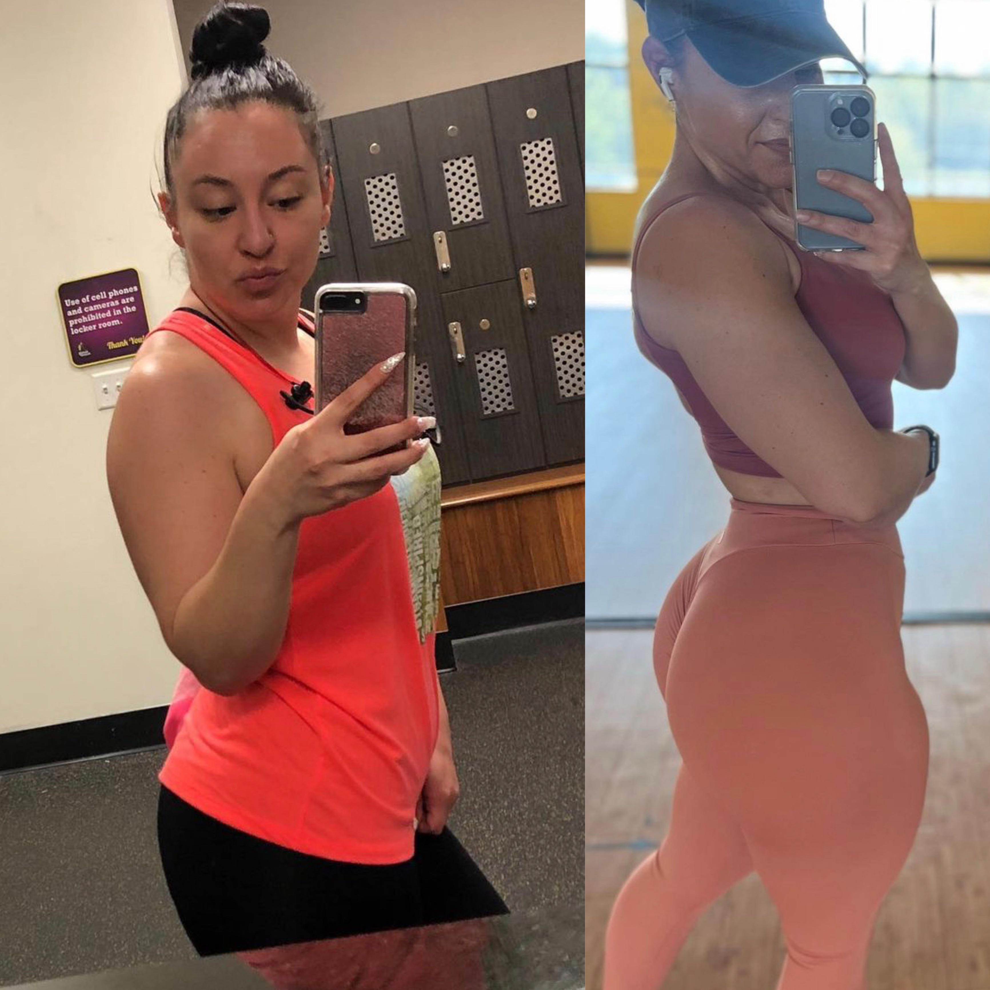 5 foot 7 Female 30 lbs Weight Loss Before and After 160 lbs to 130 lbs