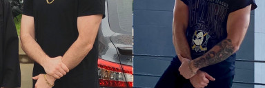 6 foot 4 Male 40 lbs Weight Loss Before and After 260 lbs to 220 lbs