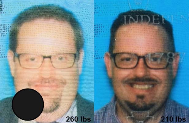 5 foot 7 Male 51 lbs Weight Loss 260 lbs to 209 lbs