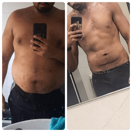 Progress Pics of 100 lbs Weight Loss 5'11 Male 262 lbs to 162 lbs