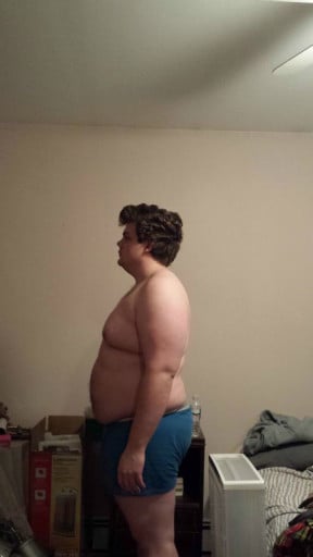 2 Photos of a 270 lbs 5 feet 9 Male Weight Snapshot