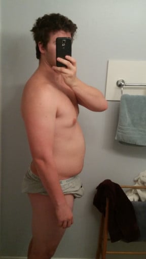 3 Photos of a 6 foot 4 264 lbs Male Weight Snapshot