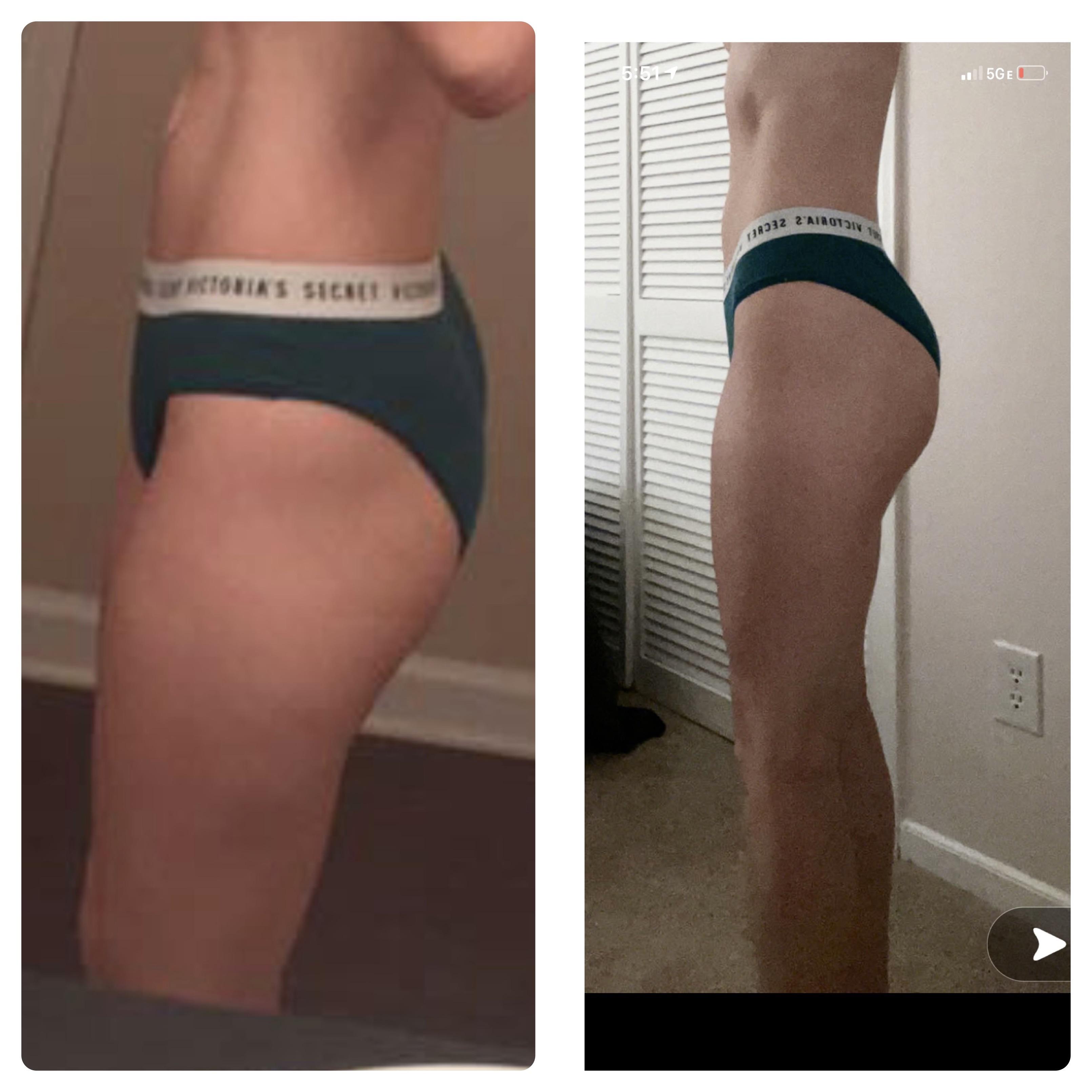Before and After 10 lbs Weight Gain 5 foot 9 Female 137 lbs to 147 lbs