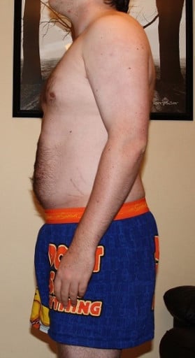 A picture of a 6'0" male showing a snapshot of 224 pounds at a height of 6'0