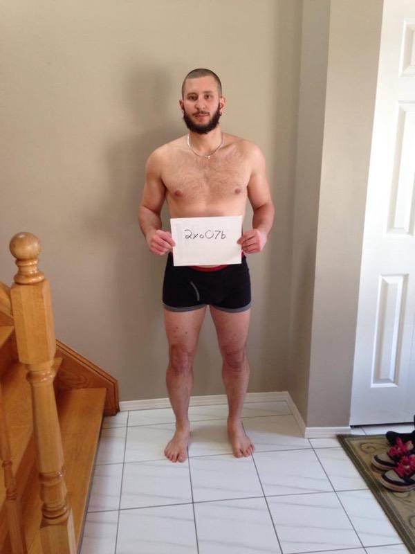 5 Photos of a 5'9 198 lbs Male Fitness Inspo