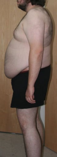 A picture of a 6'2" male showing a snapshot of 296 pounds at a height of 6'2