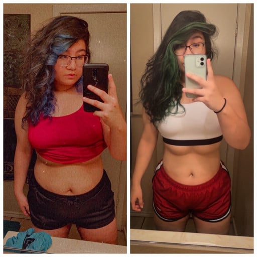 Progress Pics of 40 lbs Fat Loss 5 foot 9 Female 267 lbs to 227 lbs