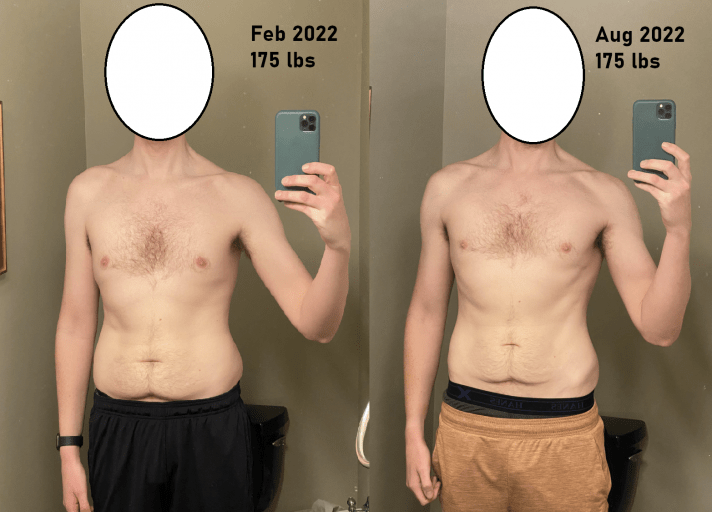 1 Pictures of a 6 foot 3 175 lbs Male Fitness Inspo