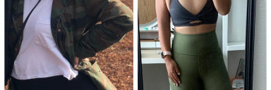 4'11 Female Before and After 42 lbs Weight Loss 175 lbs to 133 lbs