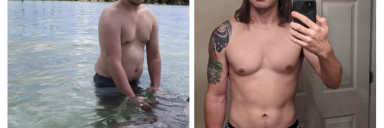 Progress Pics of 25 lbs Weight Loss 6 foot Male 205 lbs to 180 lbs