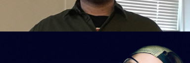 Before and After 95 lbs Weight Loss 6 feet 2 Male 345 lbs to 250 lbs
