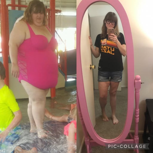 Progress Pics of 275 lbs Fat Loss 5 feet 6 Female 425 lbs to 150 lbs