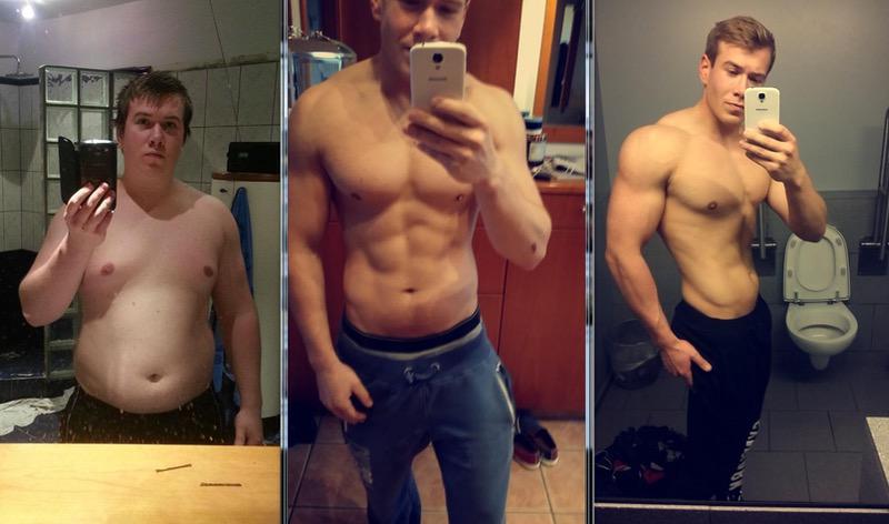 5'7 Male 50 lbs Fat Loss Before and After 210 lbs to 160 lbs