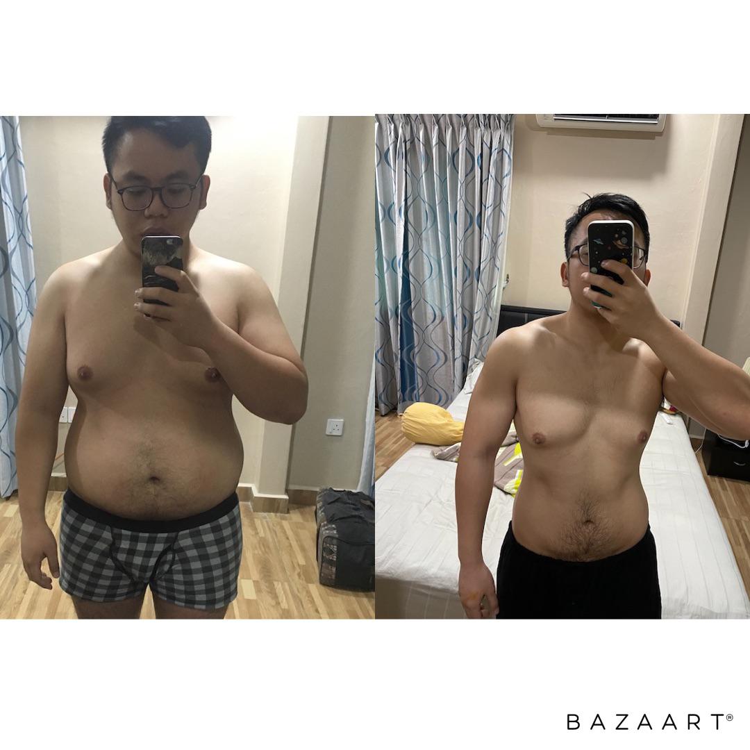 5'5 Male 40 lbs Weight Loss 212 lbs to 172 lbs