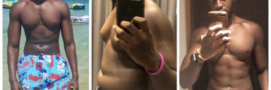6 feet 3 Male Before and After 40 lbs Weight Gain 195 lbs to 235 lbs