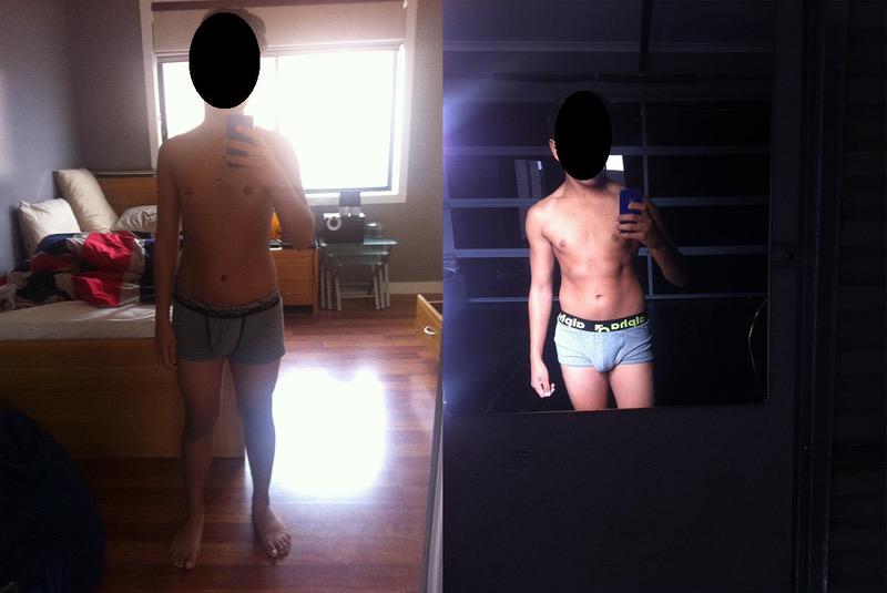 Progress Pics of 11 lbs Fat Loss 5'5 Male 130 lbs to 119 lbs