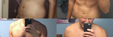6 foot 5 Male 23 lbs Fat Loss 238 lbs to 215 lbs