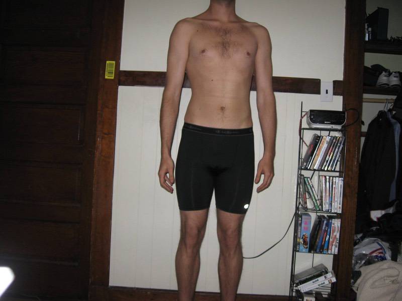 6 Photos of a 185 lbs 6 foot 4 Male Weight Snapshot