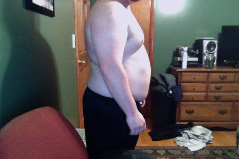 A photo of a 5'4" man showing a weight loss from 226 pounds to 176 pounds. A net loss of 50 pounds.