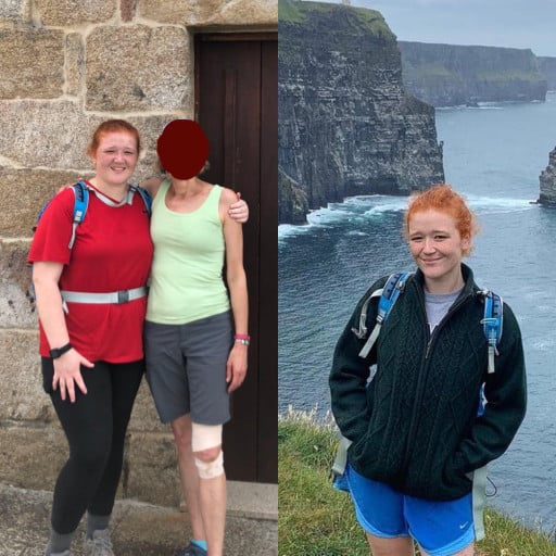 5'9 Female Before and After 226 lbs Weight Loss 245 lbs to 19 lbs