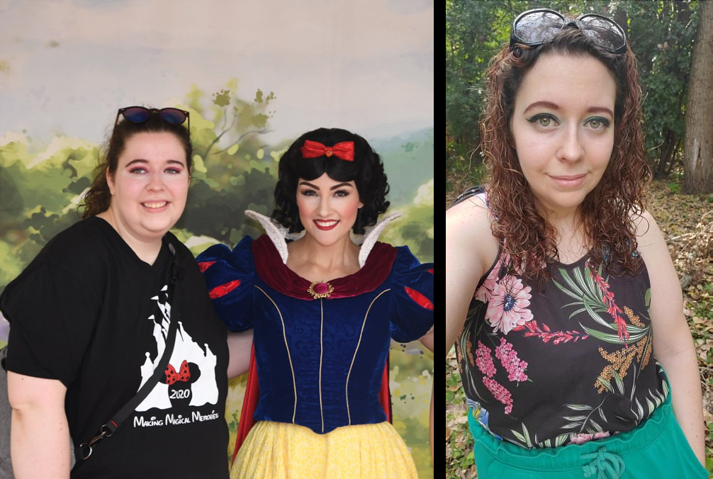 Before and After 70 lbs Weight Loss 5 feet 7 Female 249 lbs to 179 lbs