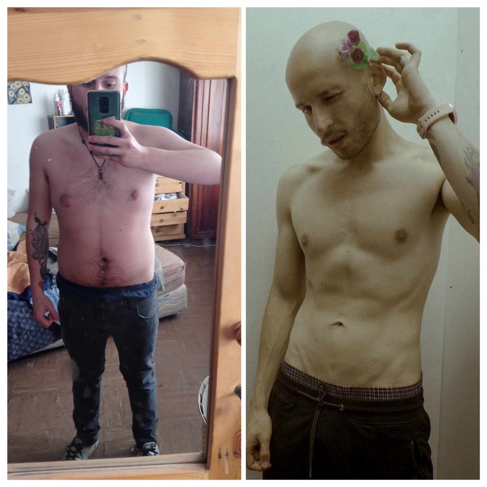 Progress Pics of 34 lbs Weight Loss 5'6 Male 167 lbs to 133 lbs