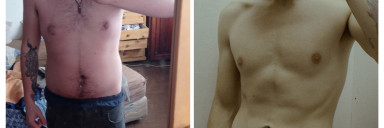 34 lbs Weight Loss 5 feet 6 Male 167 lbs to 133 lbs