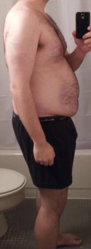 A picture of a 6'2" male showing a snapshot of 255 pounds at a height of 6'2