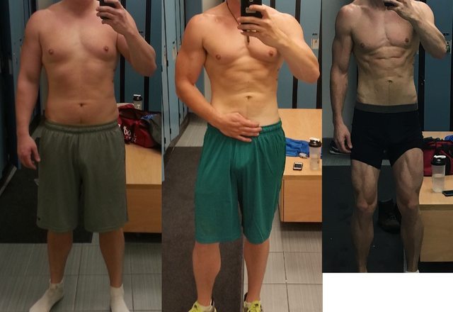 6 foot 6 Male Before and After 65 lbs Weight Loss 280 lbs to 215 lbs
