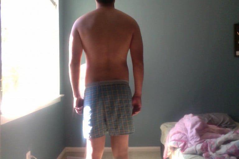 A picture of a 5'9" male showing a snapshot of 151 pounds at a height of 5'9