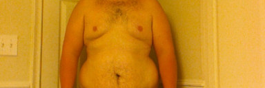 6 foot 5 Male Before and After 40 lbs Fat Loss 360 lbs to 320 lbs