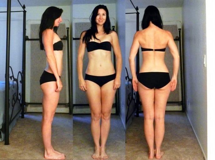 8 Pics of a 127 lbs 5 feet 8 Female Weight Snapshot