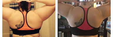 4 feet 11 Female Before and After 53 lbs Fat Loss 205 lbs to 152 lbs