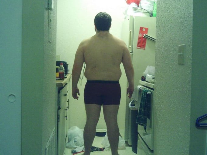 A picture of a 5'6" male showing a snapshot of 231 pounds at a height of 5'6