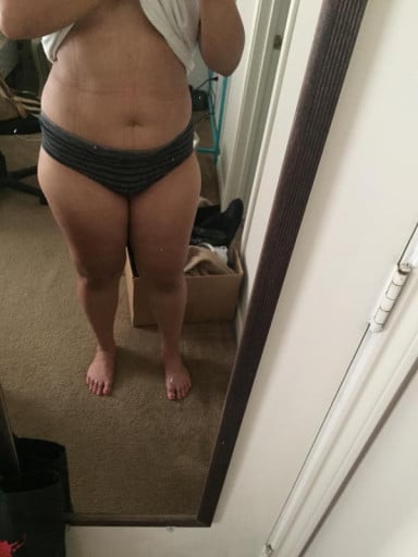 F/21/5'5" [160lbs > 150lbs > 140lbs = 20lbs] (6 months) Still have ways to go, but I'm on the right track!