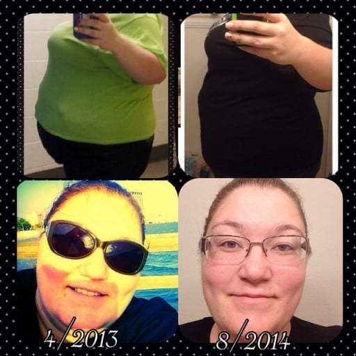 5 feet 9 Female Progress Pics of 65 lbs Fat Loss 390 lbs to 325 lbs