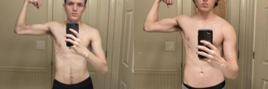 17 lbs Muscle Gain 5 foot 9 Male 110 lbs to 127 lbs
