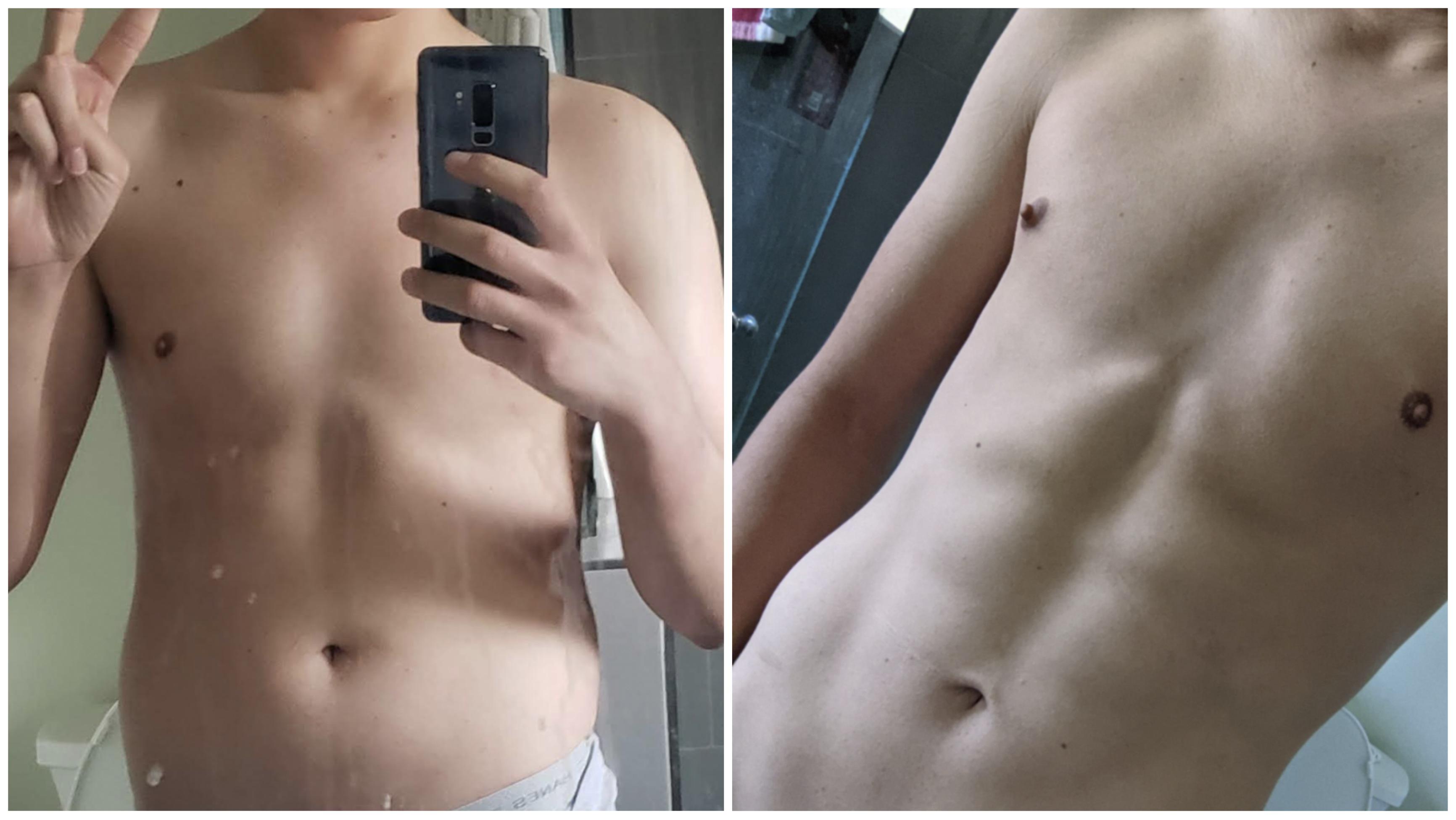 42 lbs Fat Loss Before and After 6 foot Male 190 lbs to 148 lbs