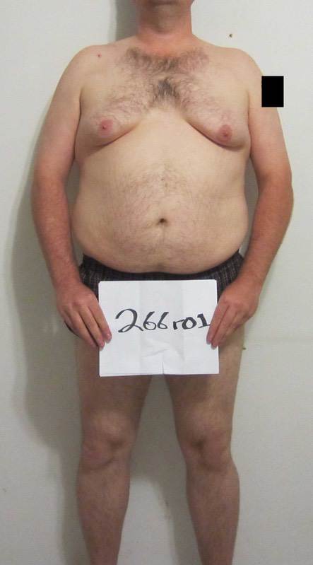 4 Pictures of a 6 foot 5 280 lbs Male Weight Snapshot