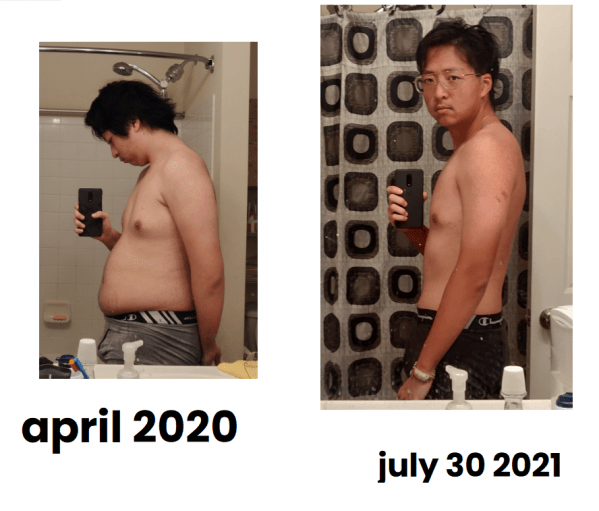 M/19/5'10" [210lbs > 171lbs = 39 lbs] (16 months) routine + philosophy in a comment below