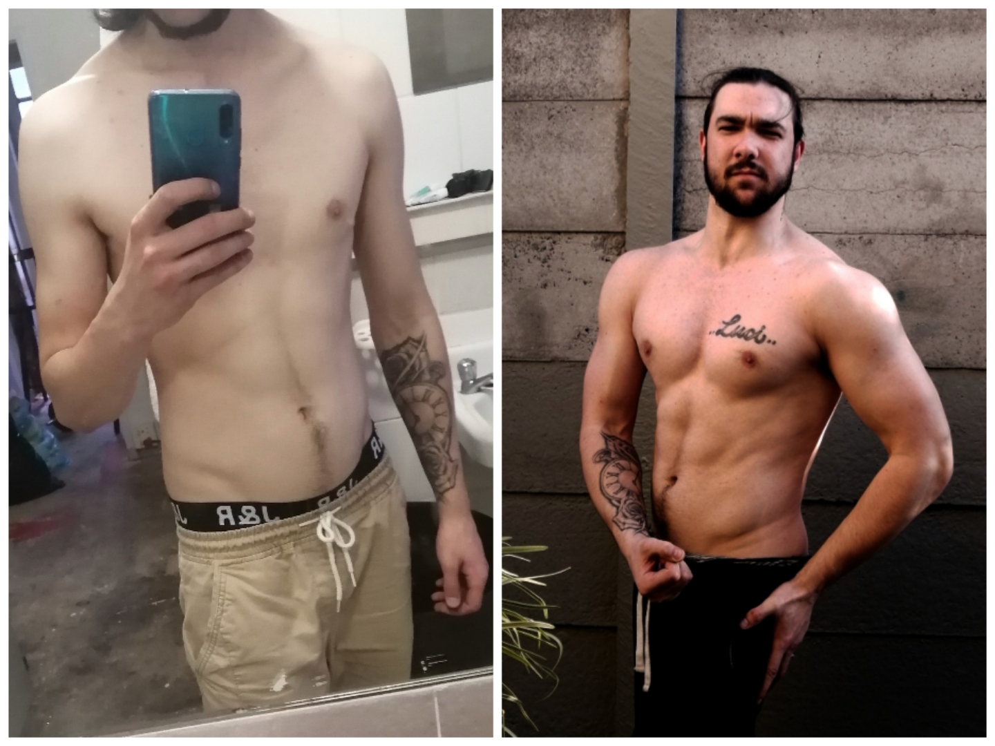 5'11 Male 30 lbs Muscle Gain 143 lbs to 173 lbs