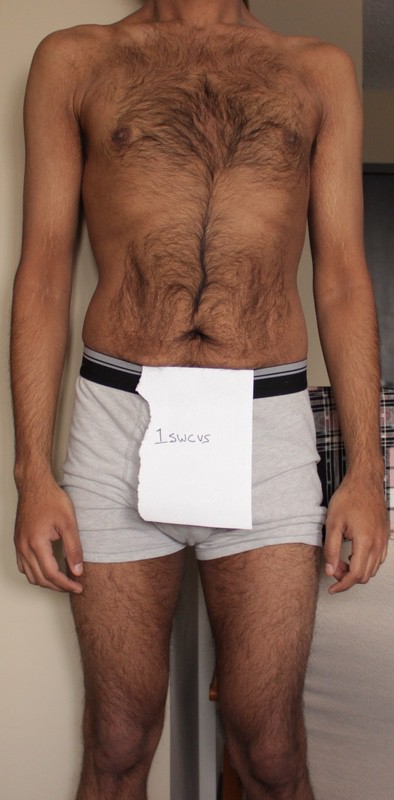 3 Pictures of a 5 foot 9 124 lbs Male Weight Snapshot