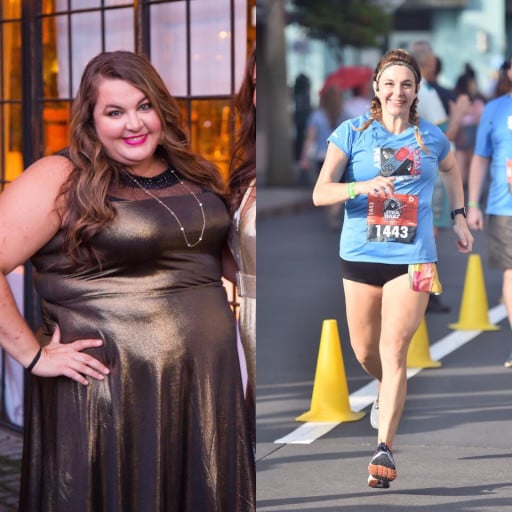 5'7 Female Progress Pics of 136 lbs Fat Loss 313 lbs to 177 lbs