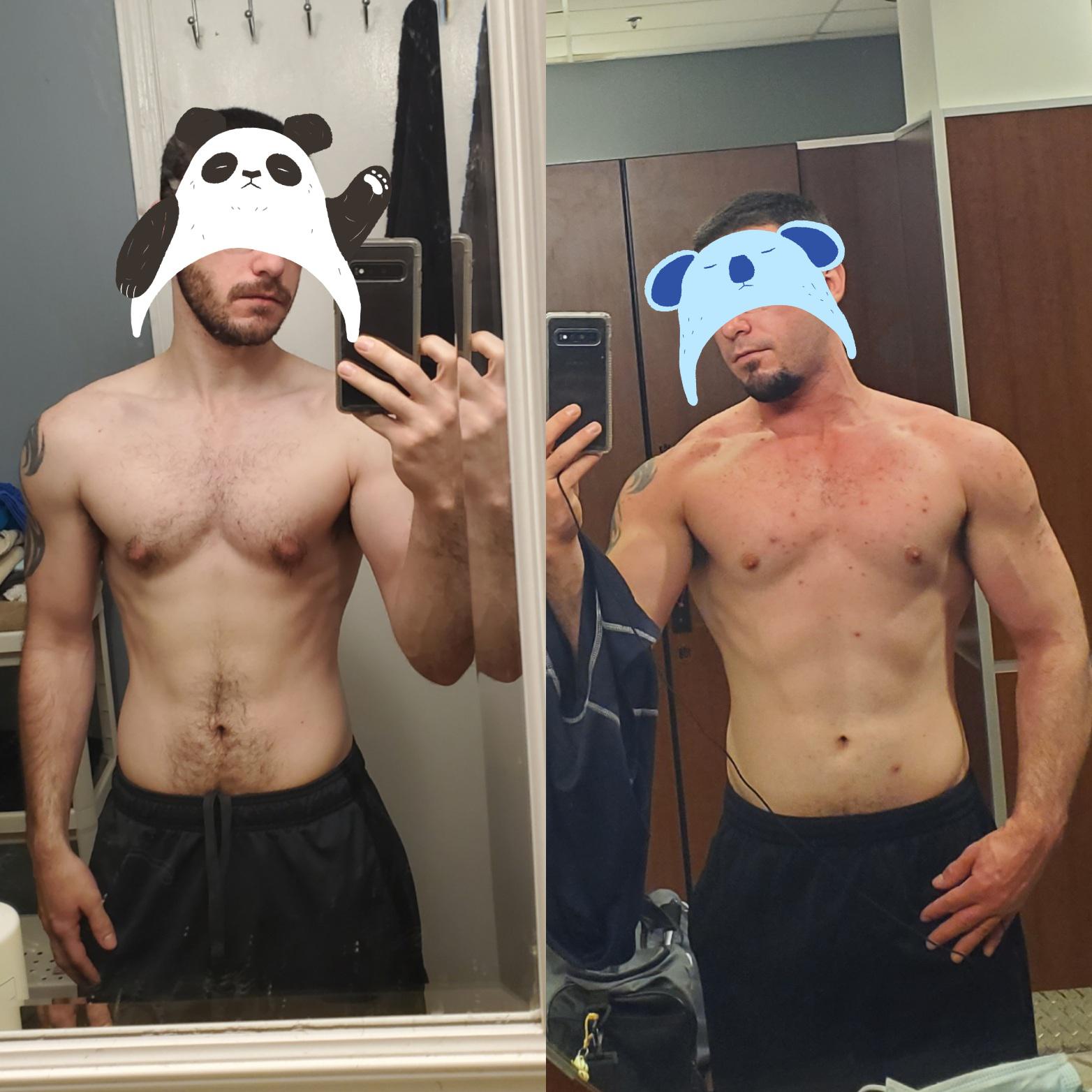 5 foot 9 Male 34 lbs Muscle Gain 138 lbs to 172 lbs