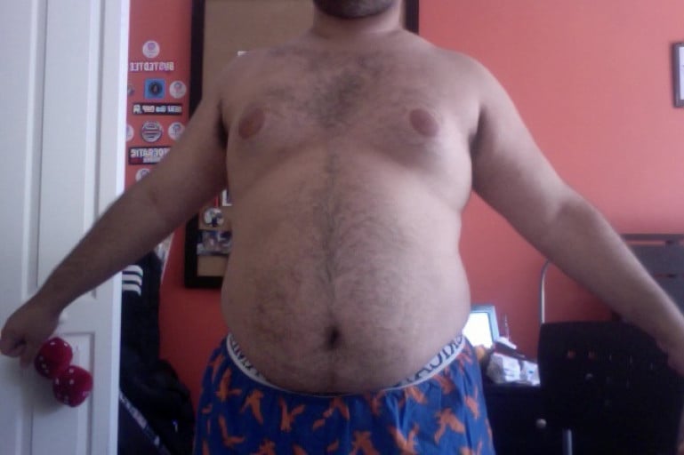 5 Photos of a 5'3 211 lbs Male Weight Snapshot