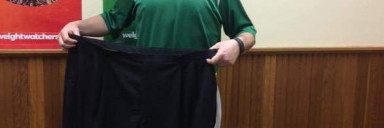 Before and After 110 lbs Fat Loss 6 foot 8 Male 366 lbs to 256 lbs