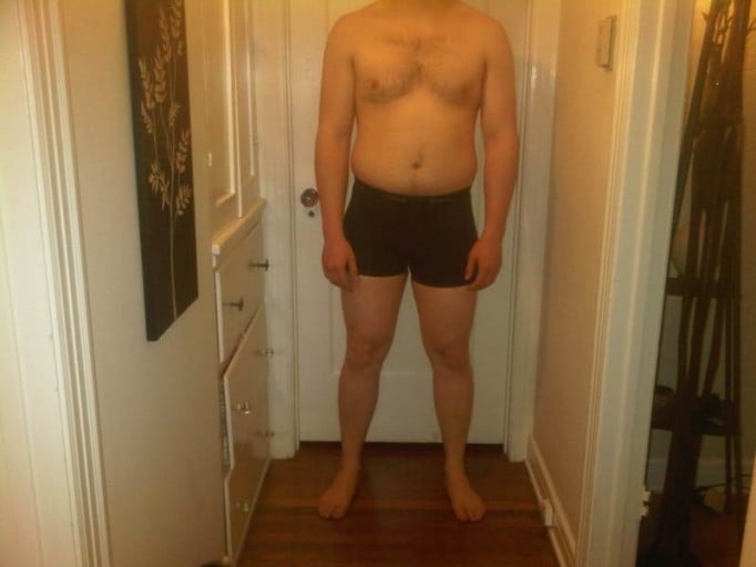 A photo of a 5'11" man showing a snapshot of 200 pounds at a height of 5'11