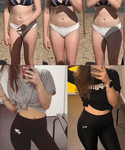 5'4 Female 16 lbs Weight Loss Before and After 128 lbs to 112 lbs