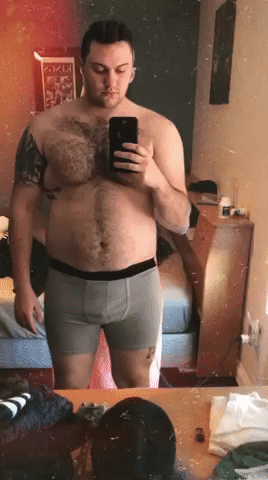 5 foot 11 Male Before and After 35 lbs Fat Loss 245 lbs to 210 lbs